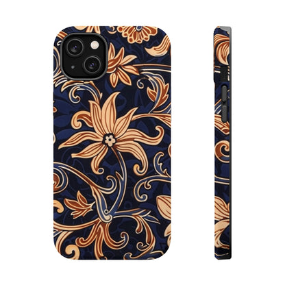 Floral Baroque Magnetic Impact - Resistant Phone Case - DIGITAL X