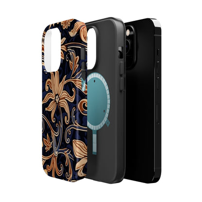 Floral Baroque Magnetic Impact - Resistant Phone Case - DIGITAL X