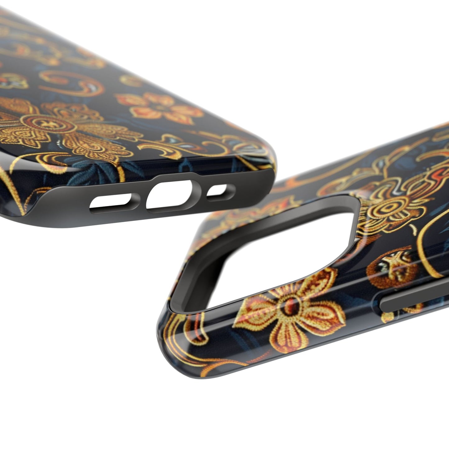 Floral Baroque Magnetic Impact - Resistant Phone Case - DIGITAL X