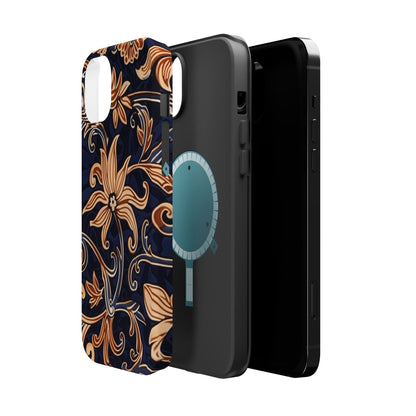Floral Baroque Magnetic Impact - Resistant Phone Case - DIGITAL X