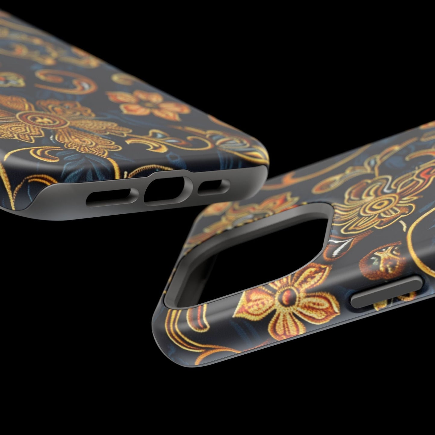 Floral Baroque Magnetic Impact - Resistant Phone Case - DIGITAL X