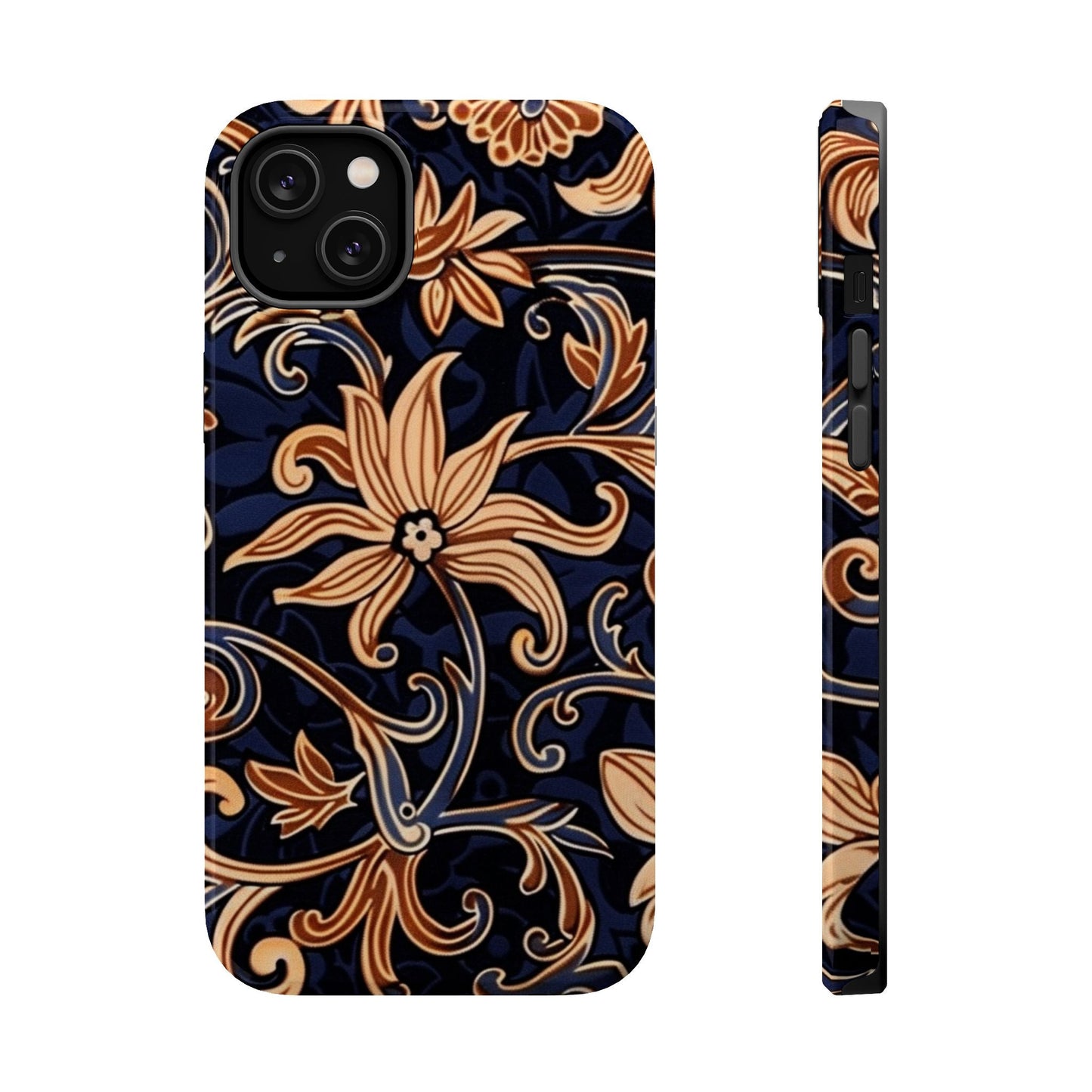 Floral Baroque Magnetic Impact - Resistant Phone Case - DIGITAL X