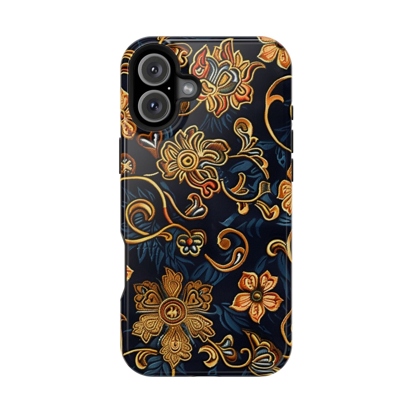 Floral Baroque Magnetic Impact - Resistant Phone Case - DIGITAL X