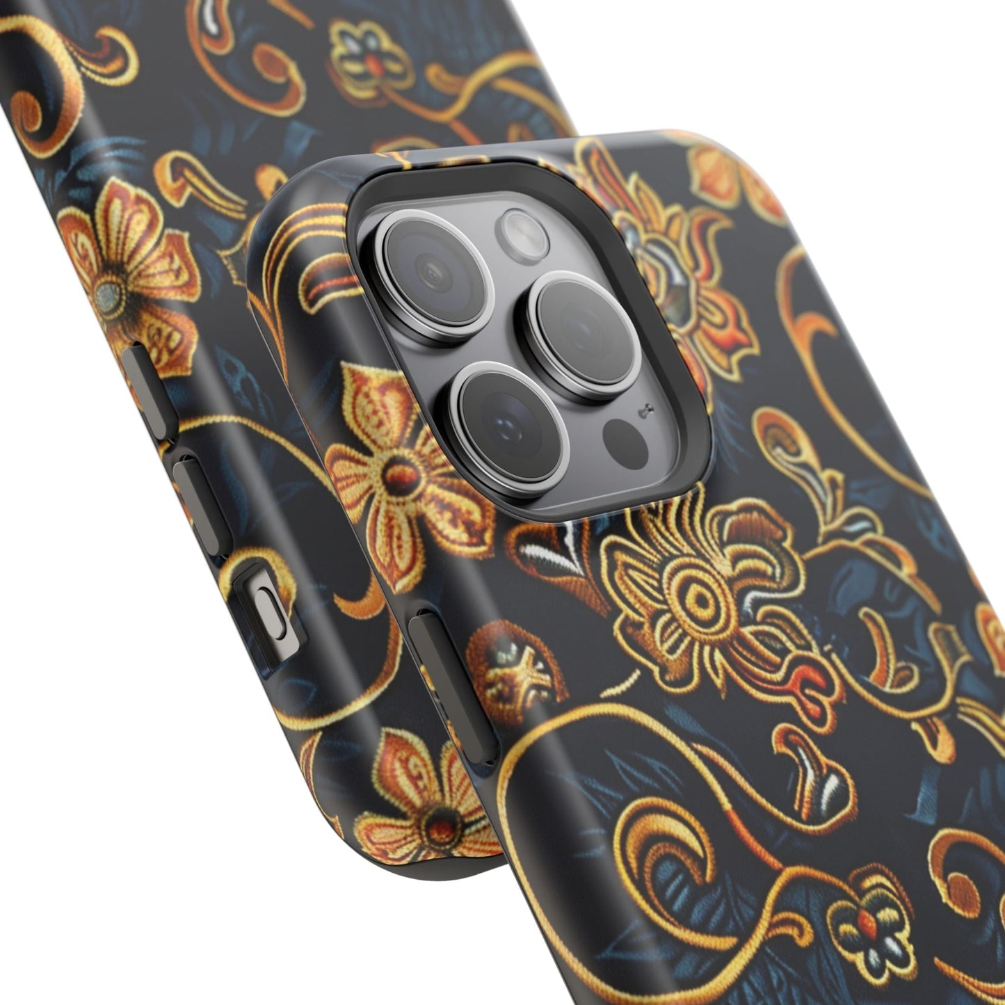 Floral Baroque Magnetic Impact - Resistant Phone Case - DIGITAL X