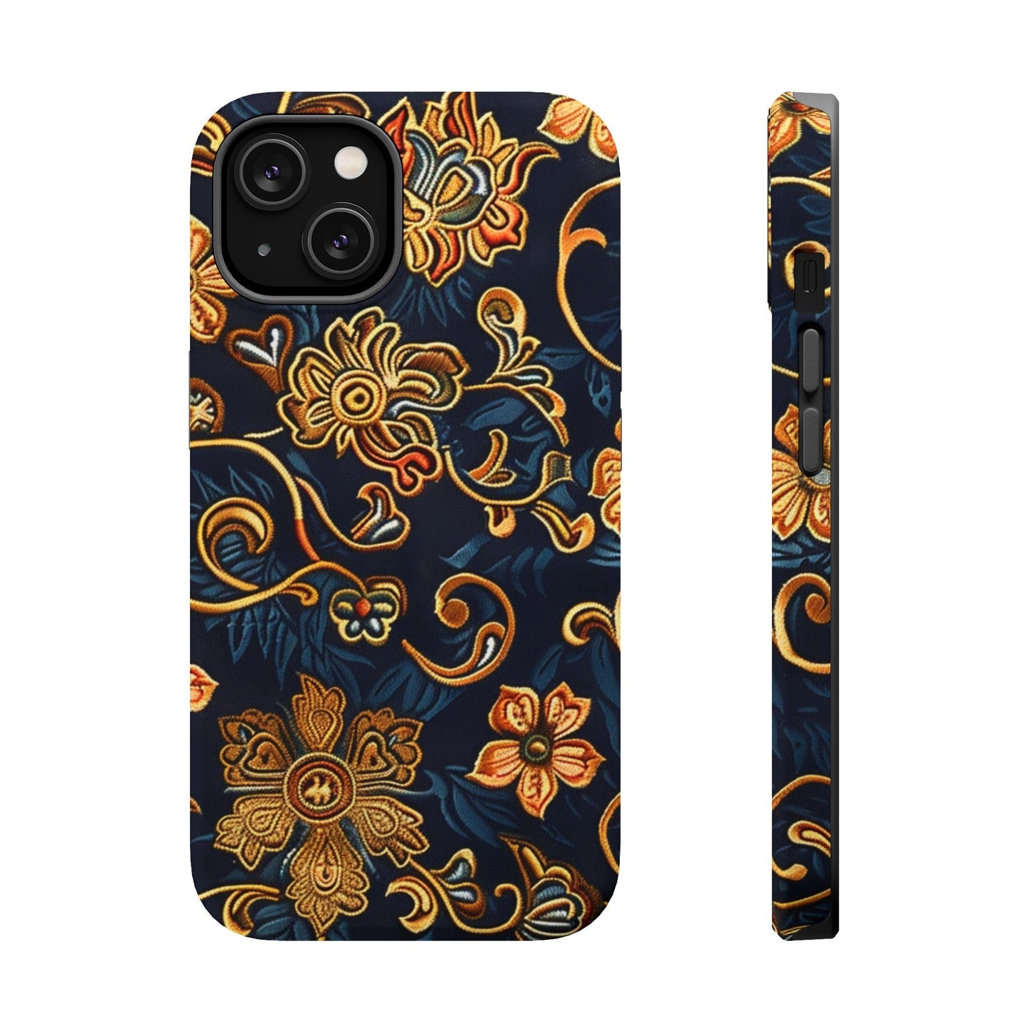 Floral Baroque Magnetic Impact - Resistant Phone Case - DIGITAL X