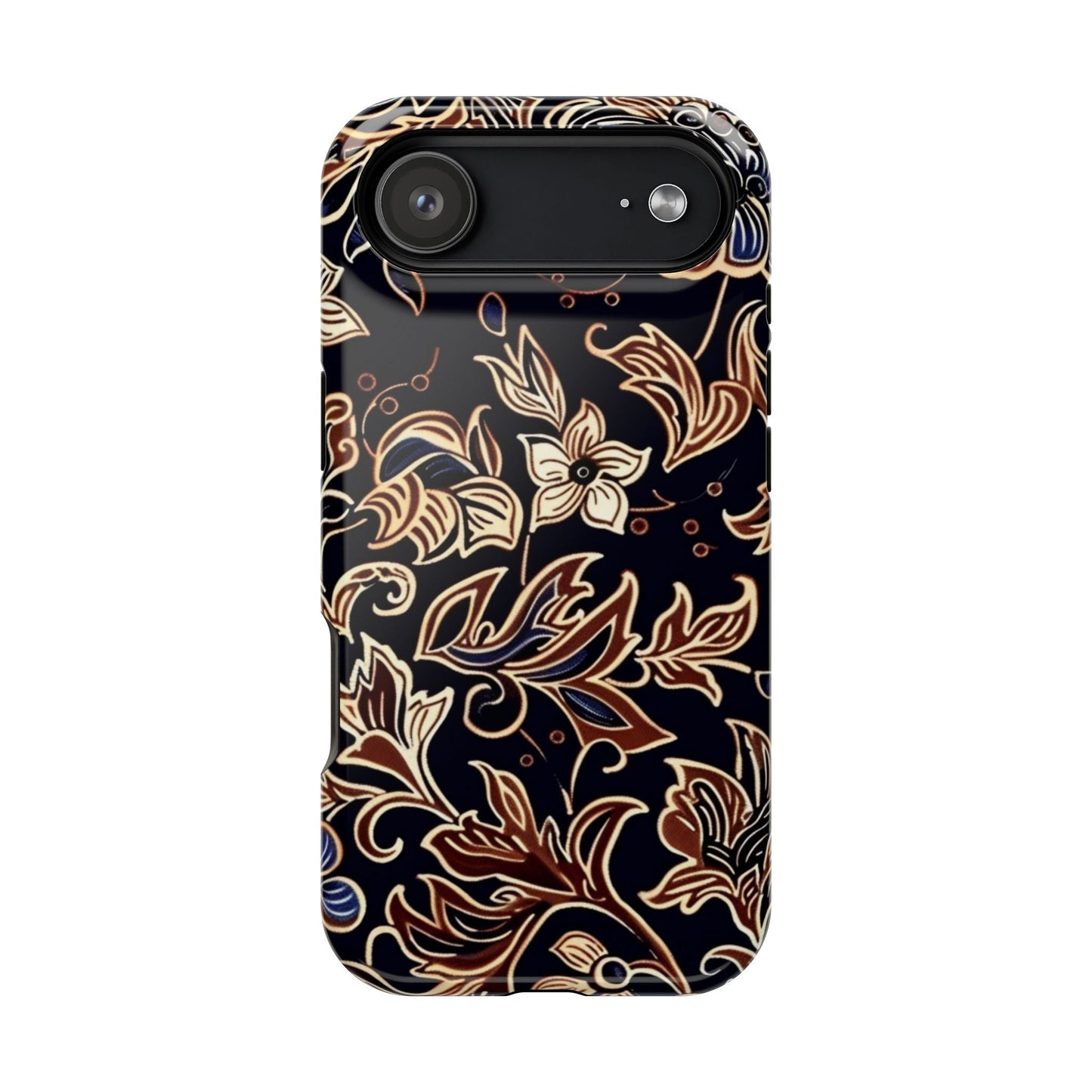 Floral Batik Magnetic Impact - Resistant Phone Case - DIGITAL X