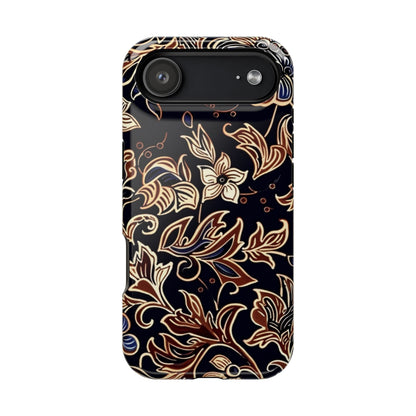 Floral Batik Magnetic Impact - Resistant Phone Case - DIGITAL X