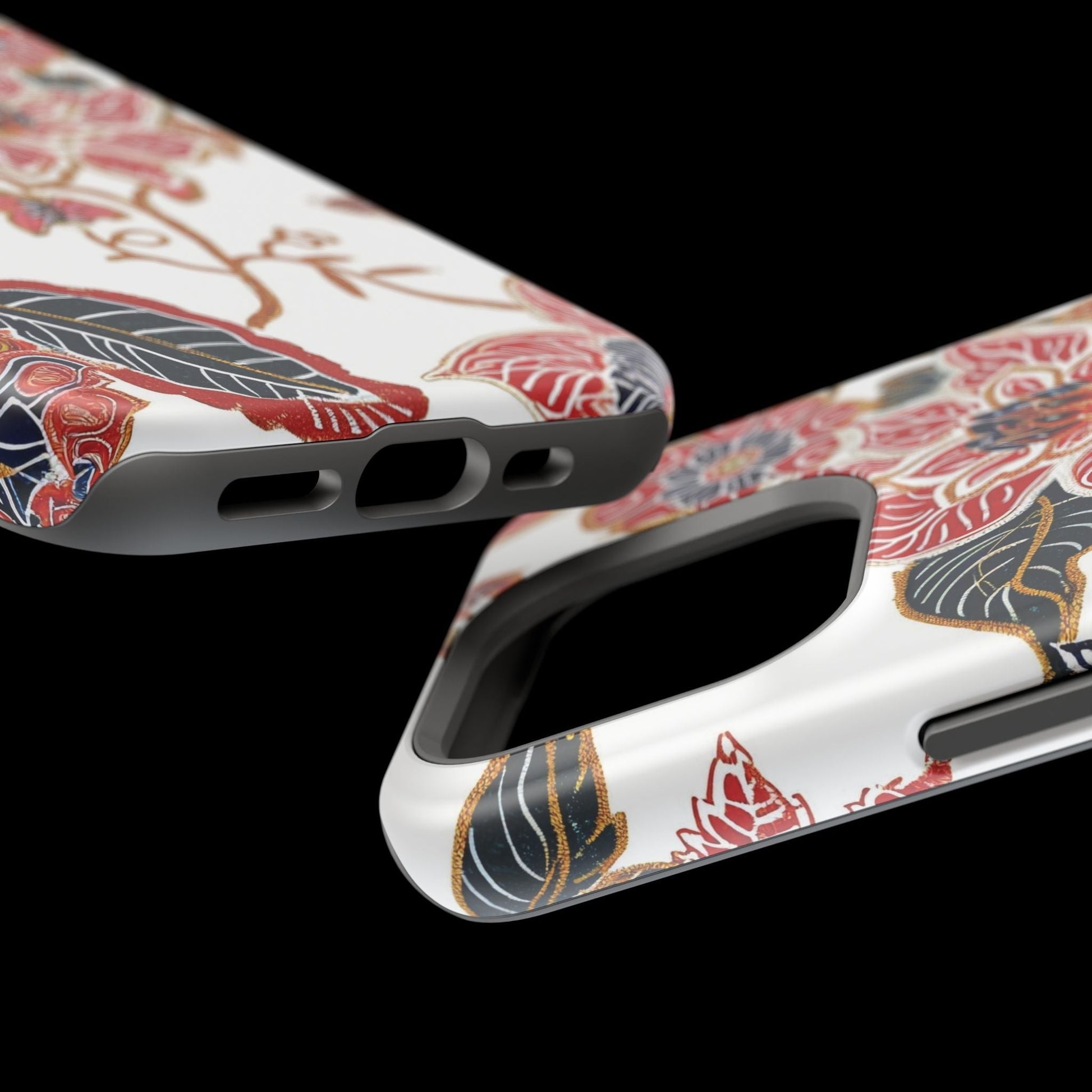 Floral Batik Magnetic Impact - Resistant Phone Case - DIGITAL X
