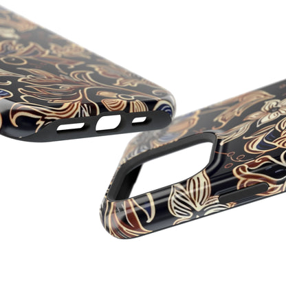 Floral Batik Magnetic Impact - Resistant Phone Case - DIGITAL X