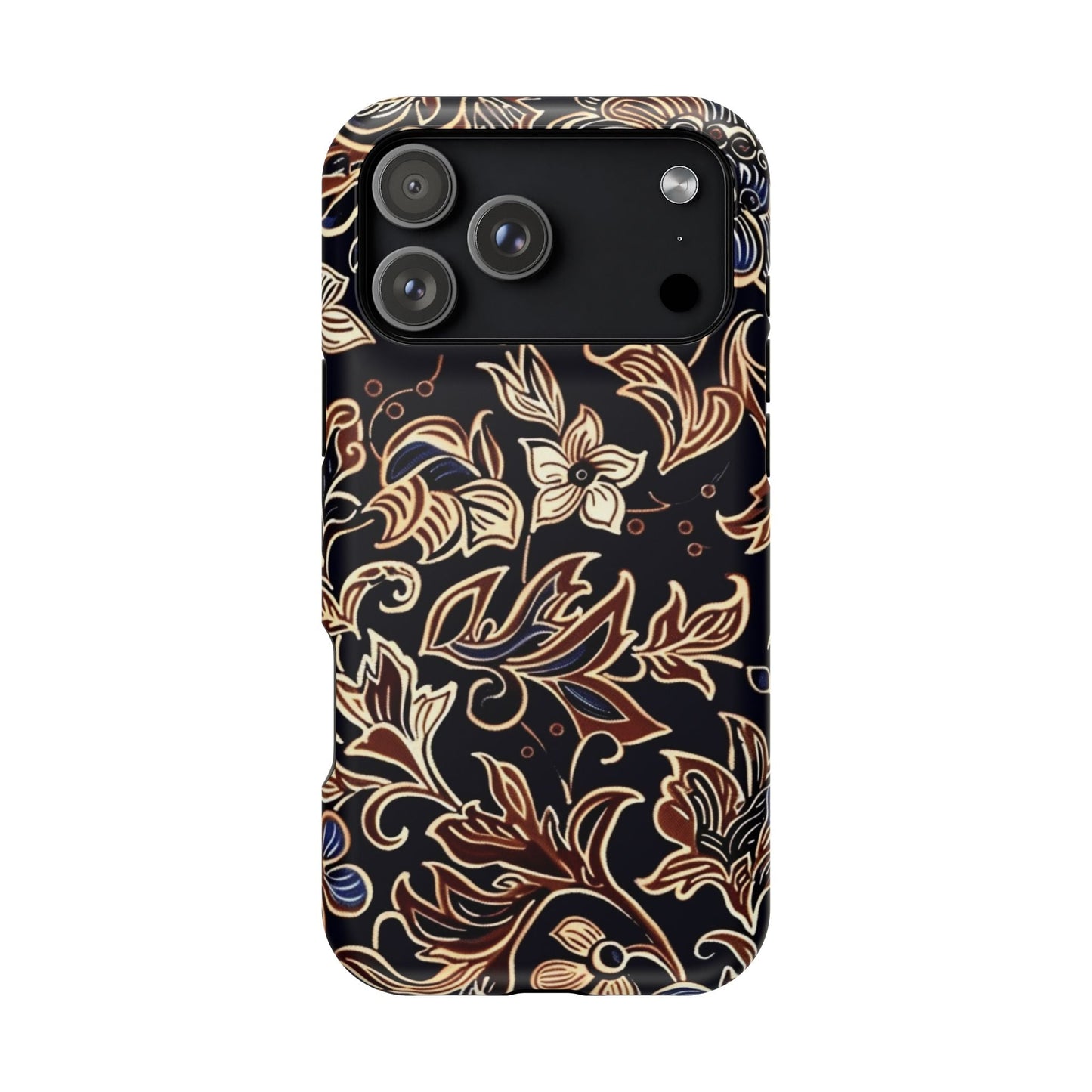Floral Batik Magnetic Impact - Resistant Phone Case - DIGITAL X