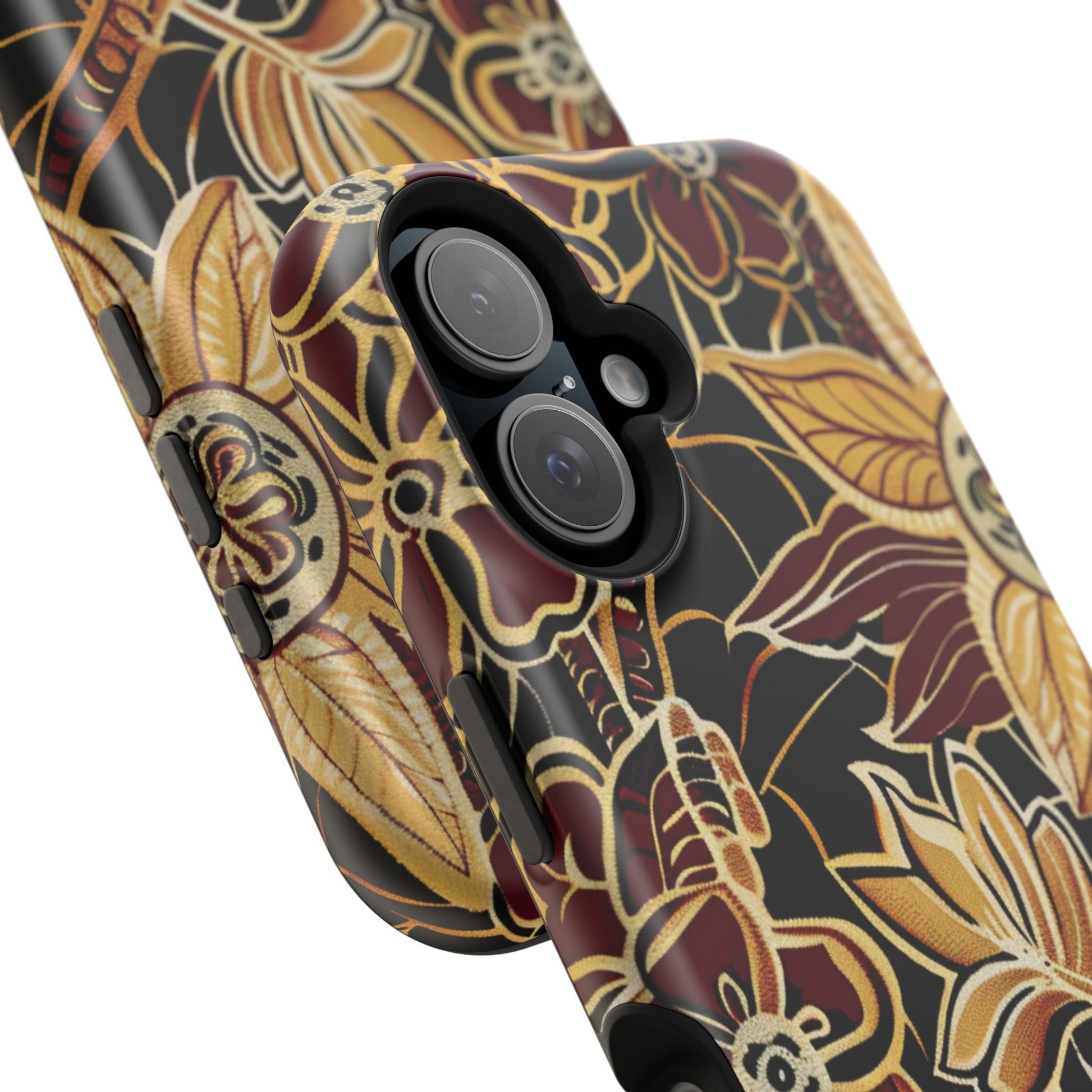 Floral Batik Magnetic Impact - Resistant Phone Case - DIGITAL X