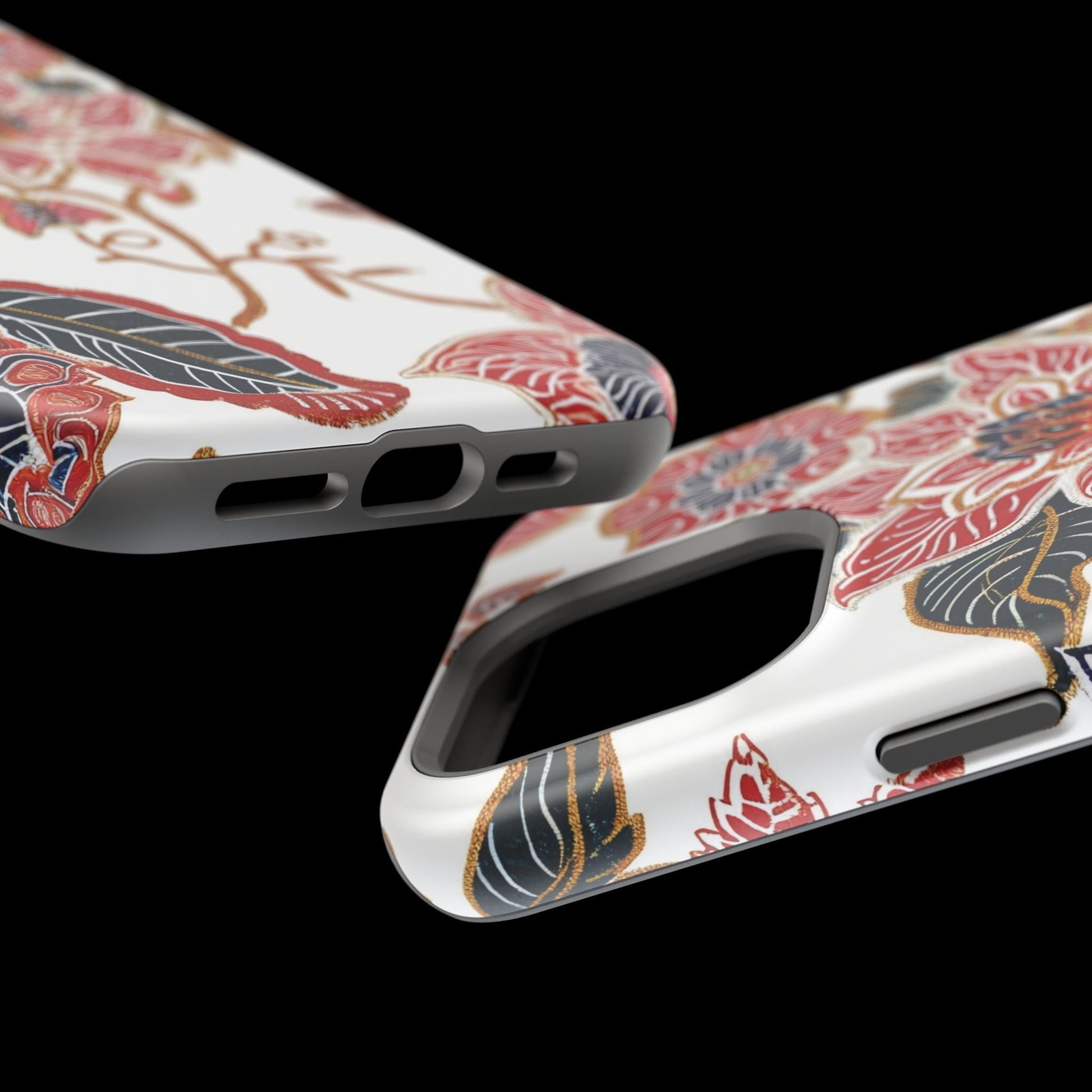 Floral Batik Magnetic Impact - Resistant Phone Case - DIGITAL X