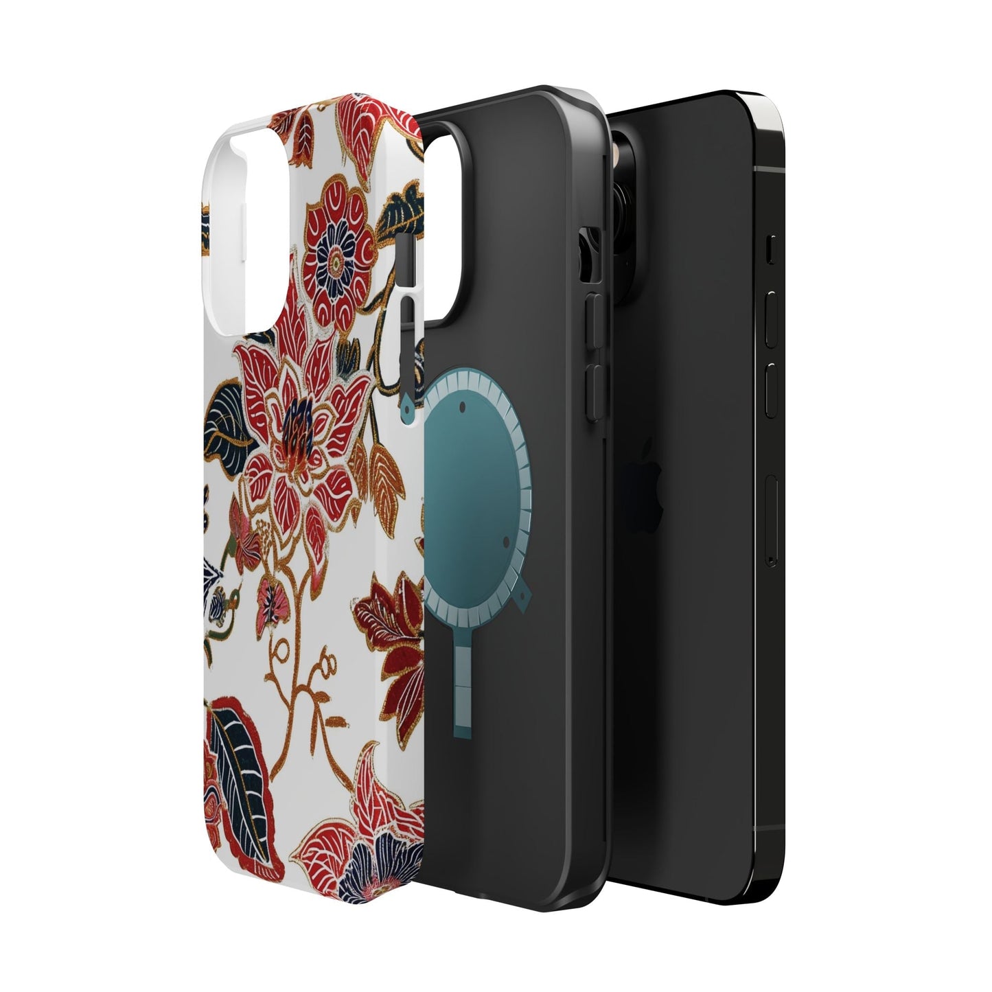 Floral Batik Magnetic Impact - Resistant Phone Case - DIGITAL X