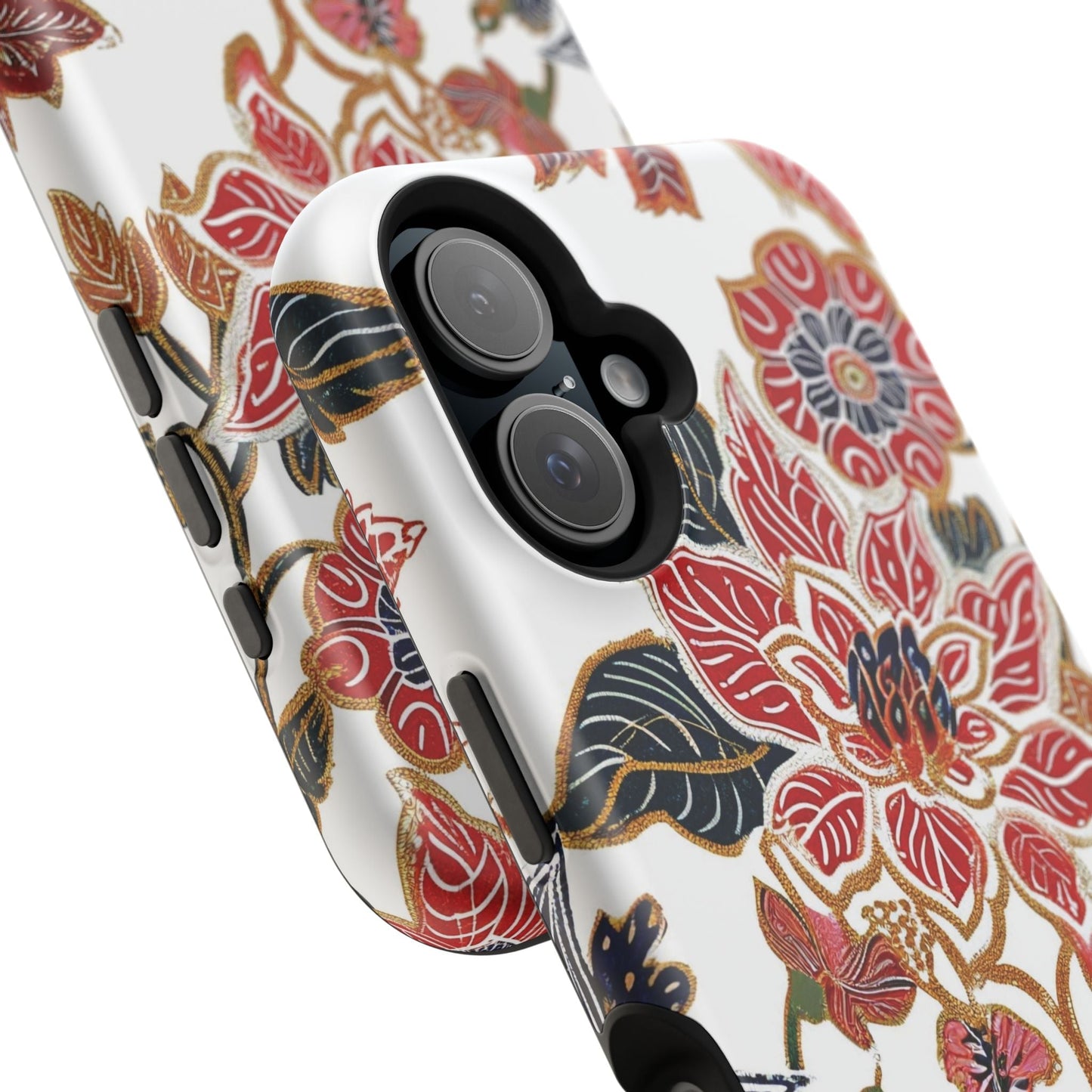 Floral Batik Magnetic Impact - Resistant Phone Case - DIGITAL X