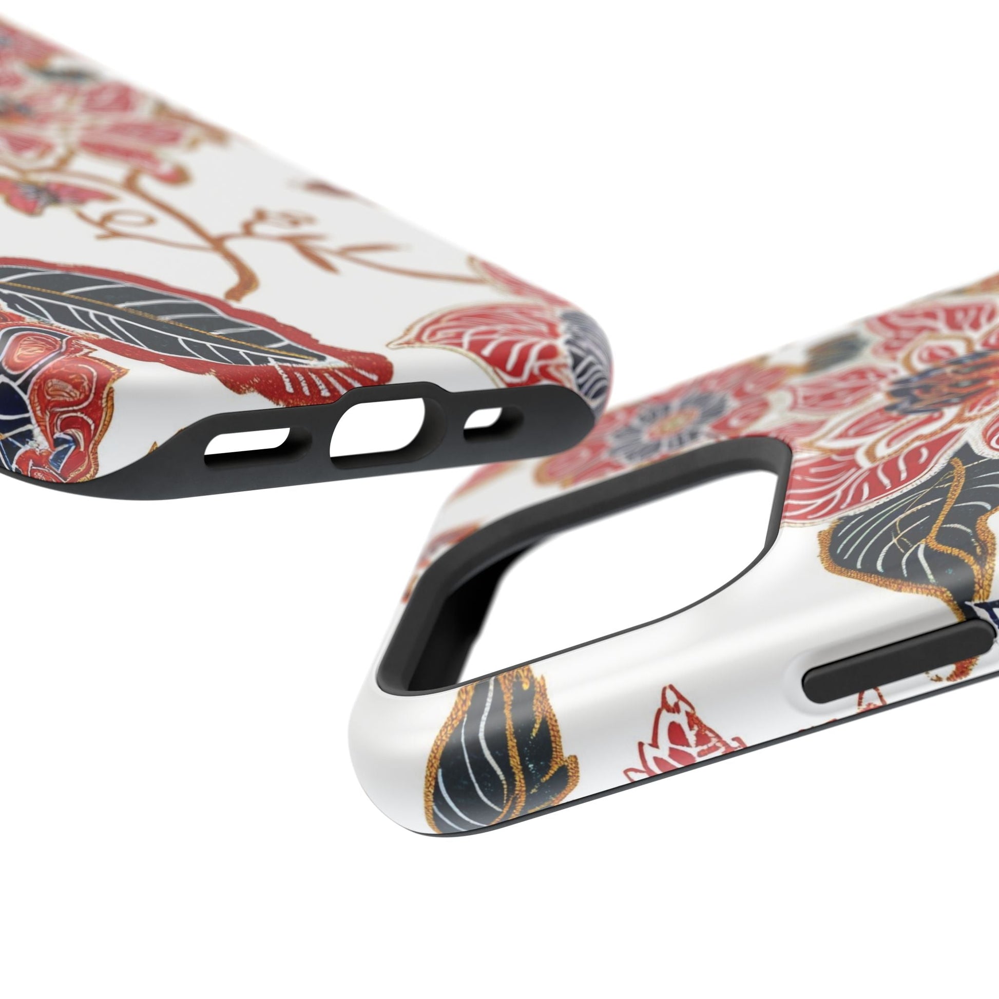 Floral Batik Magnetic Impact - Resistant Phone Case - DIGITAL X