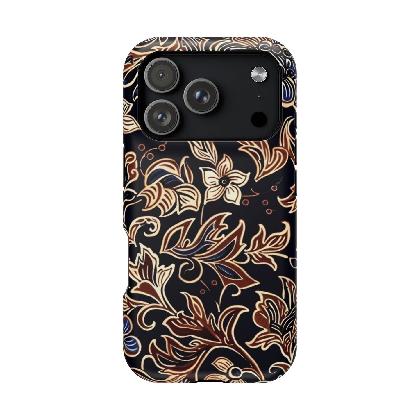 Floral Batik Magnetic Impact - Resistant Phone Case - DIGITAL X