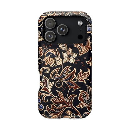 Floral Batik Magnetic Impact - Resistant Phone Case - DIGITAL X