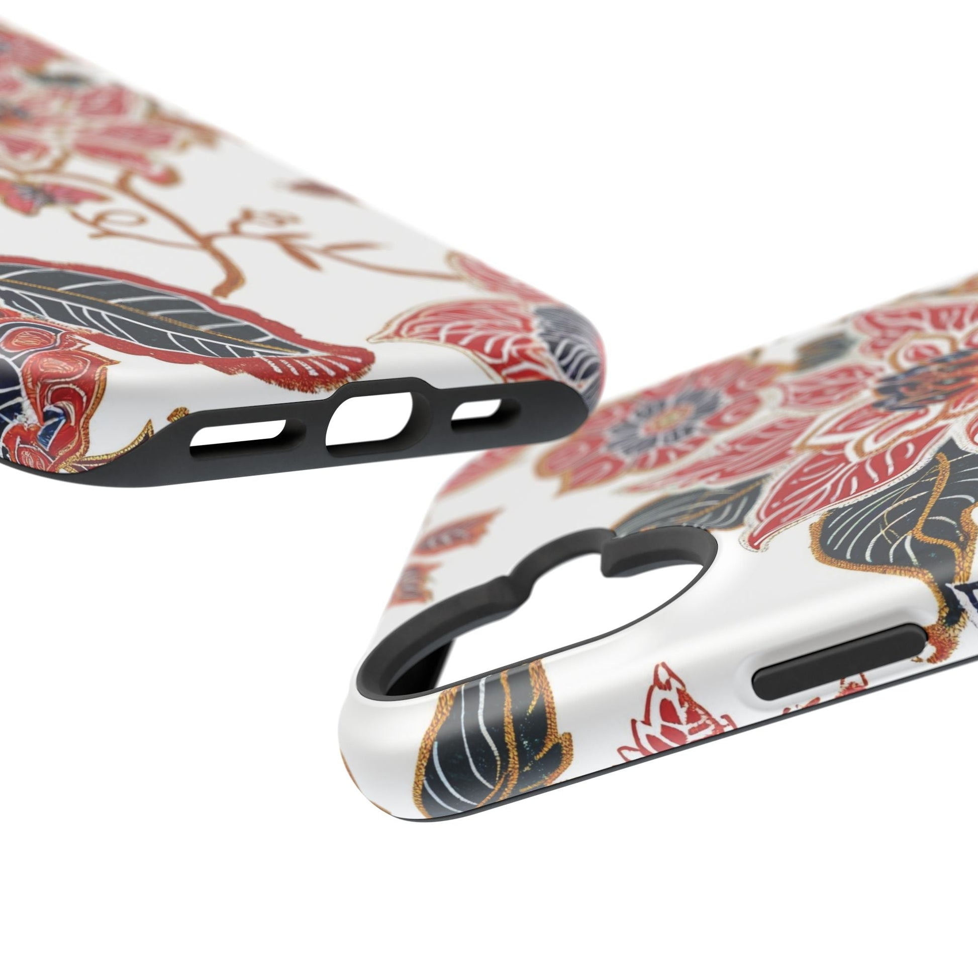 Floral Batik Magnetic Impact - Resistant Phone Case - DIGITAL X