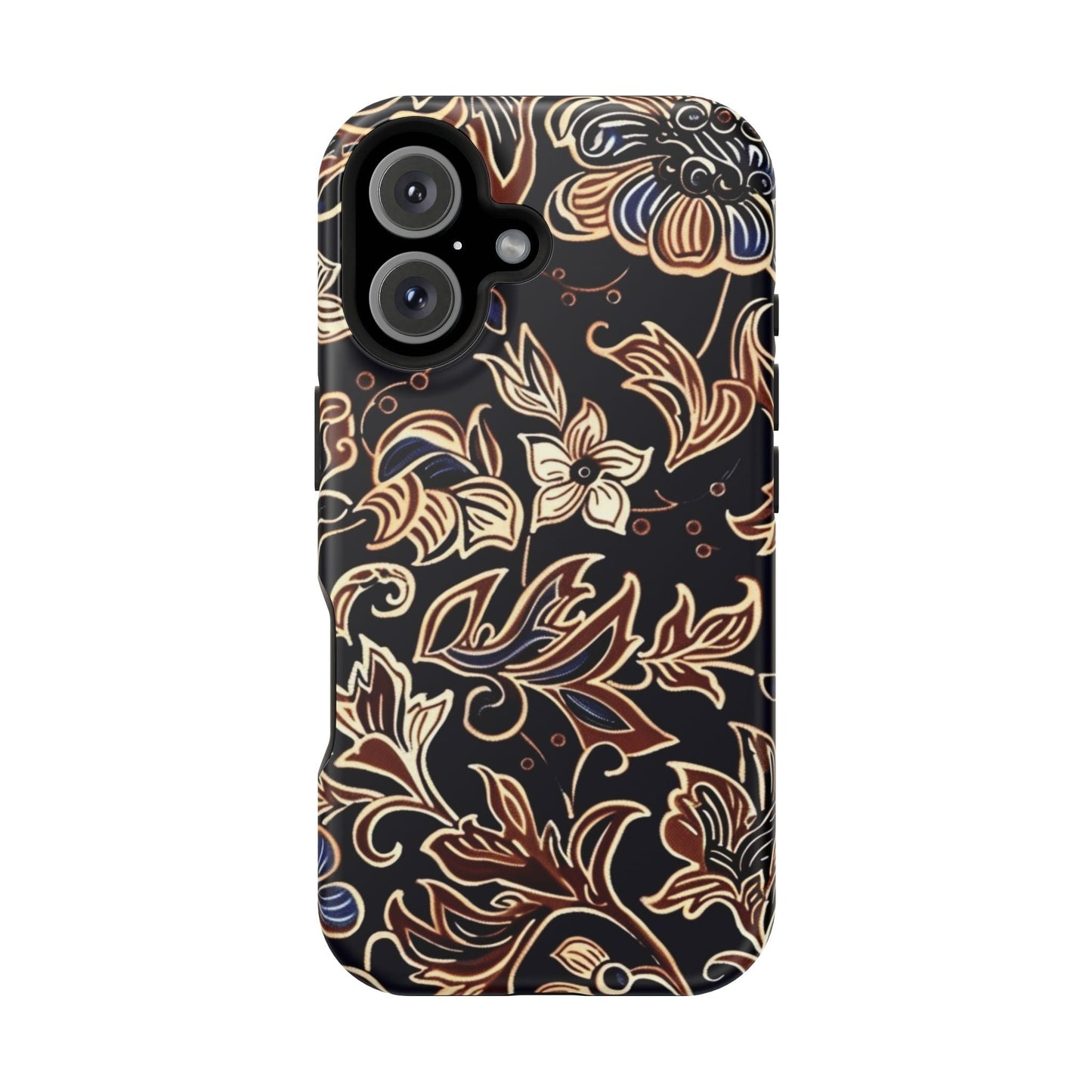 Floral Batik Magnetic Impact - Resistant Phone Case - DIGITAL X