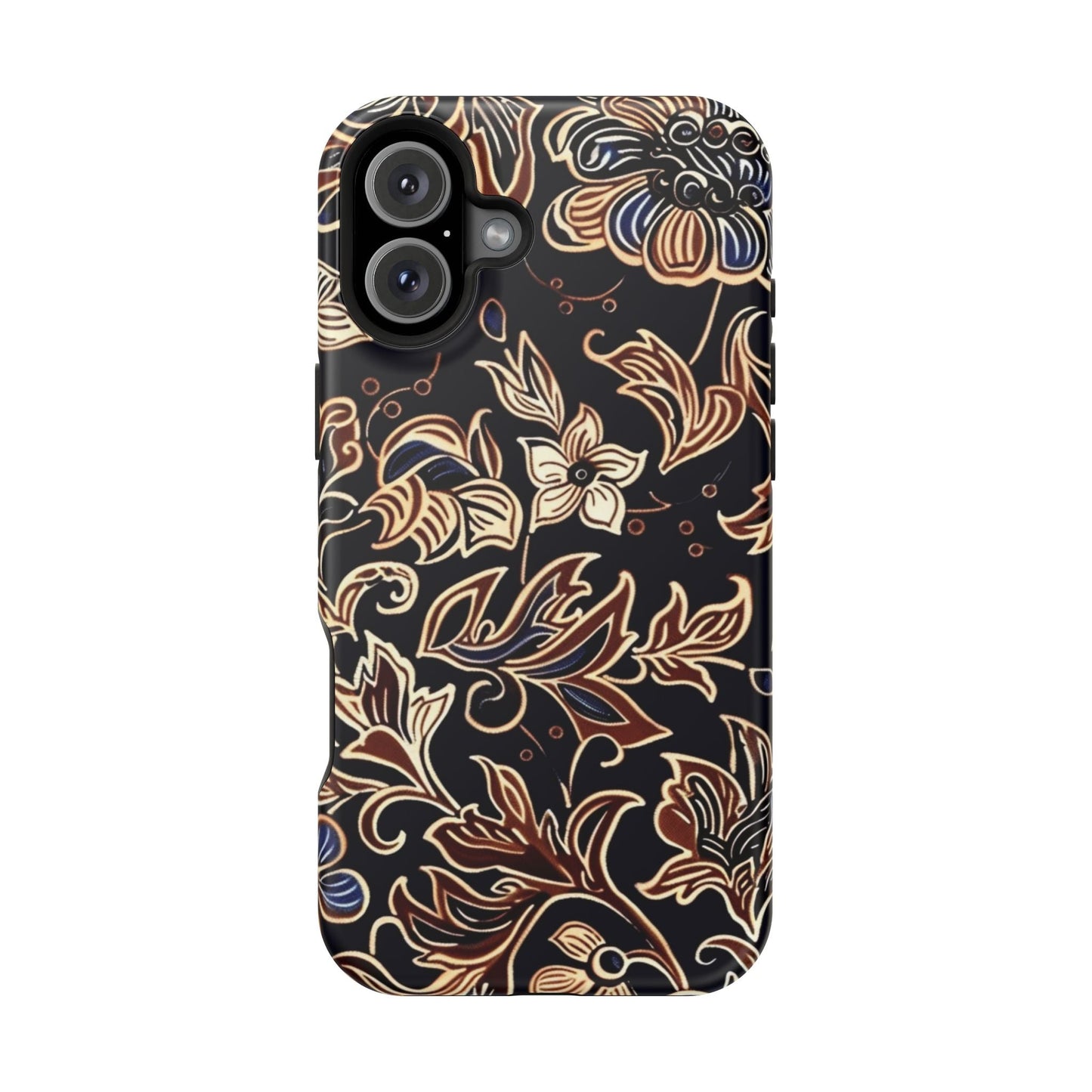 Floral Batik Magnetic Impact - Resistant Phone Case - DIGITAL X