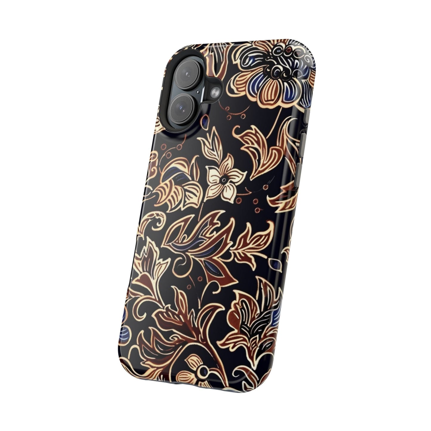 Floral Batik Magnetic Impact - Resistant Phone Case - DIGITAL X