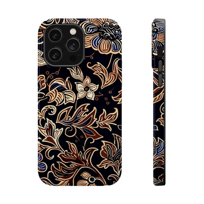 Floral Batik Magnetic Impact - Resistant Phone Case - DIGITAL X