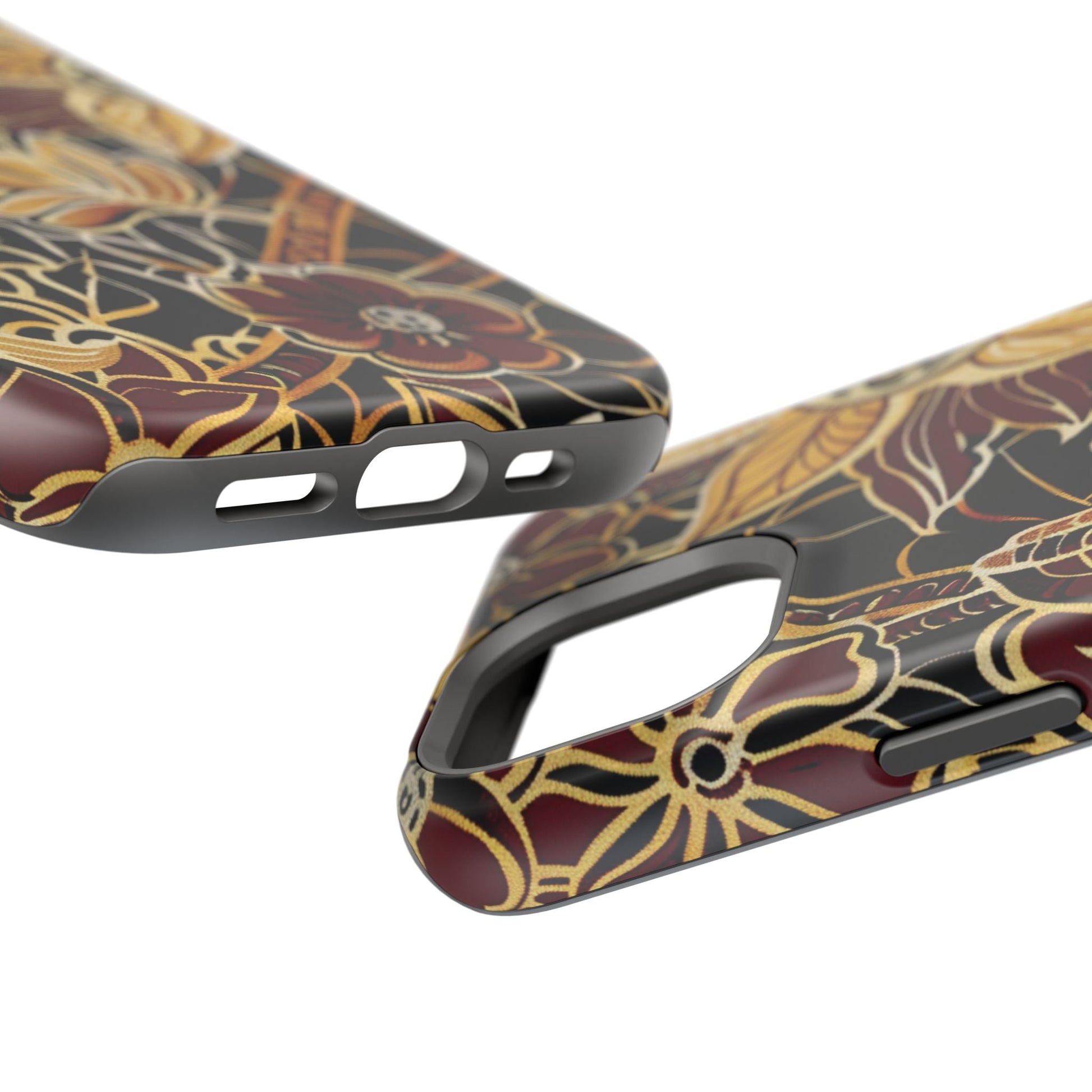 Floral Batik Magnetic Impact - Resistant Phone Case - DIGITAL X
