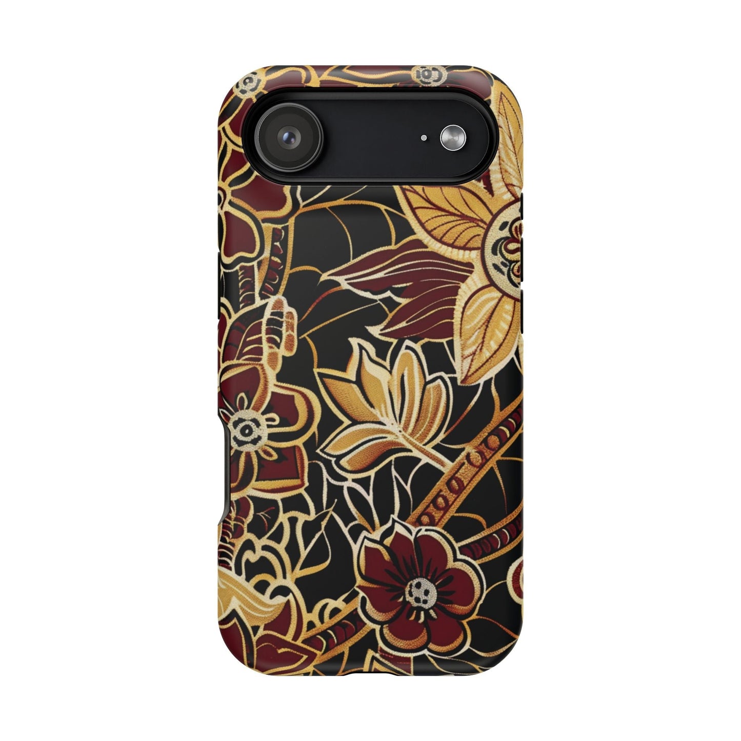 Floral Batik Magnetic Impact - Resistant Phone Case - DIGITAL X