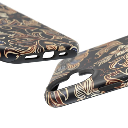 Floral Batik Magnetic Impact - Resistant Phone Case - DIGITAL X