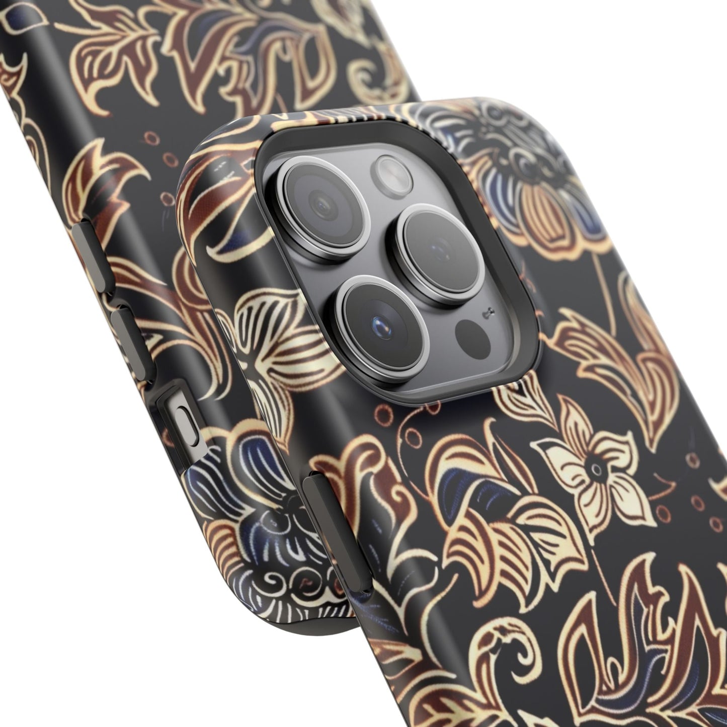 Floral Batik Magnetic Impact - Resistant Phone Case - DIGITAL X