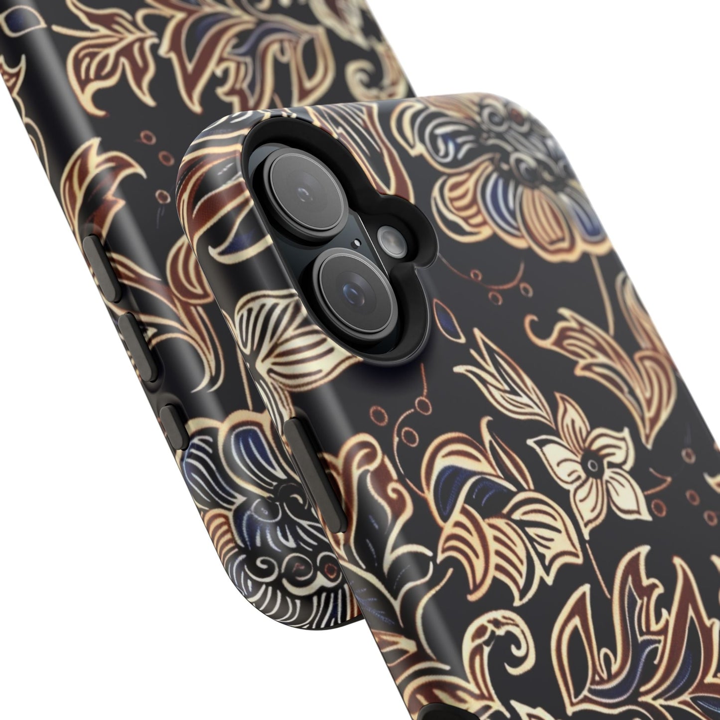 Floral Batik Magnetic Impact - Resistant Phone Case - DIGITAL X