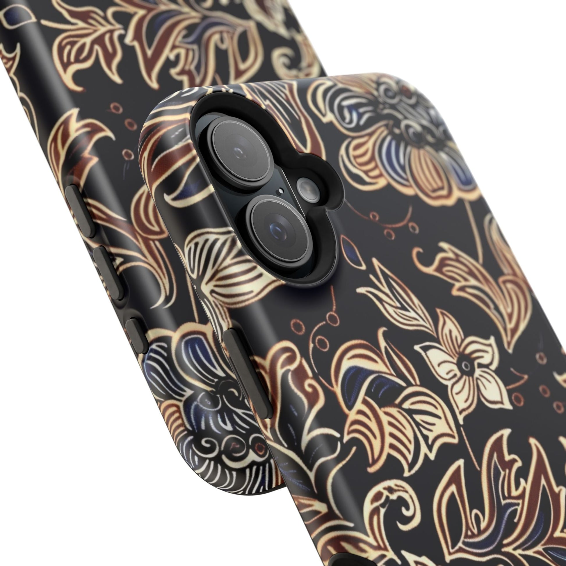 Floral Batik Magnetic Impact - Resistant Phone Case - DIGITAL X