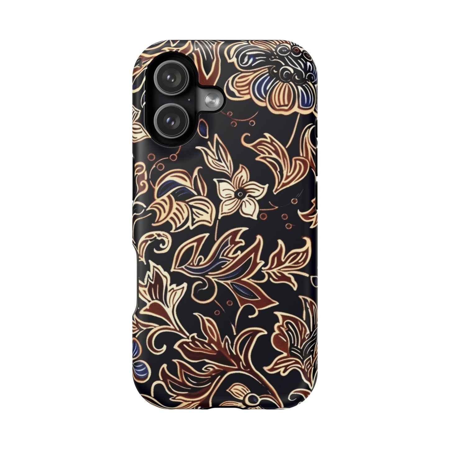 Floral Batik Magnetic Impact - Resistant Phone Case - DIGITAL X
