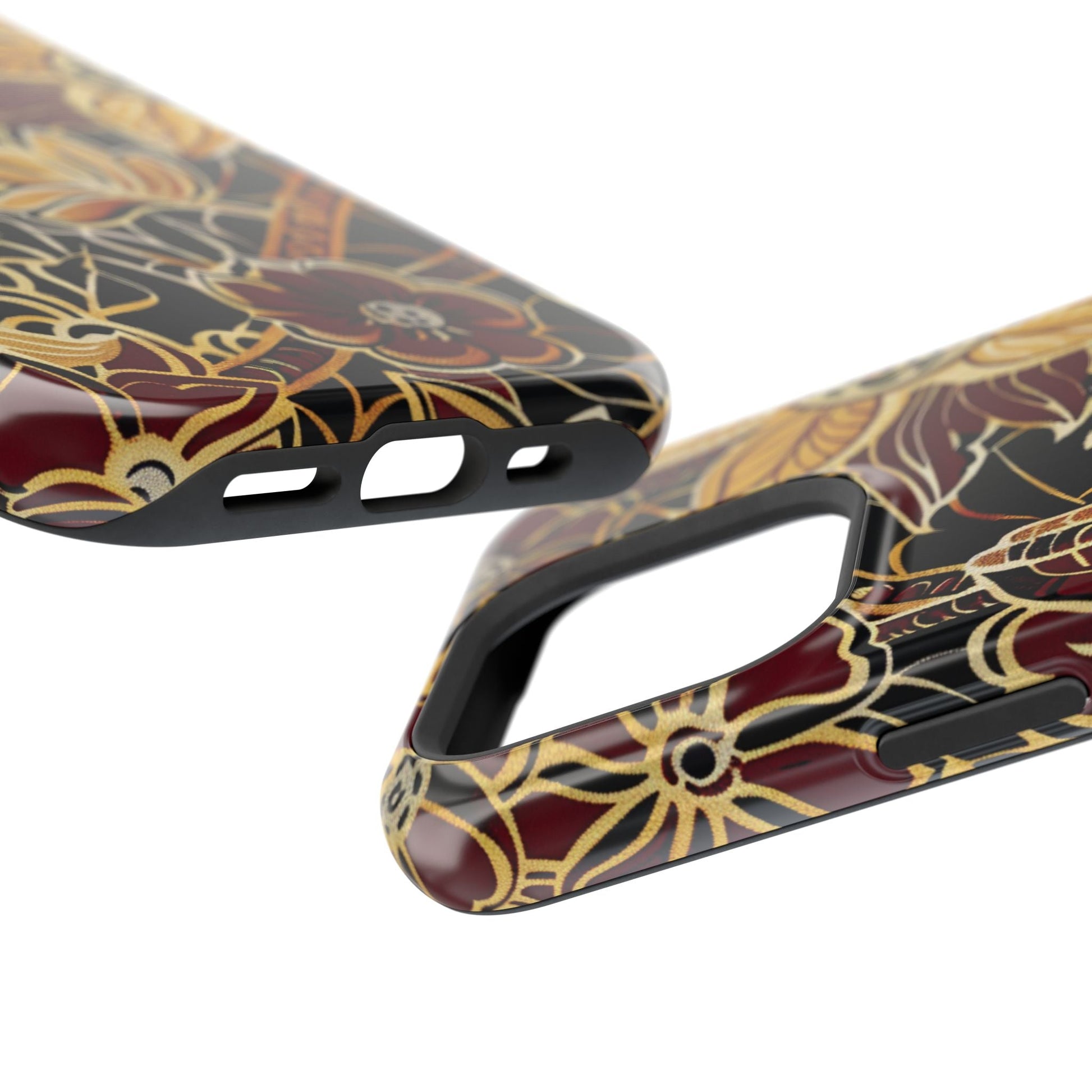 Floral Batik Magnetic Impact - Resistant Phone Case - DIGITAL X