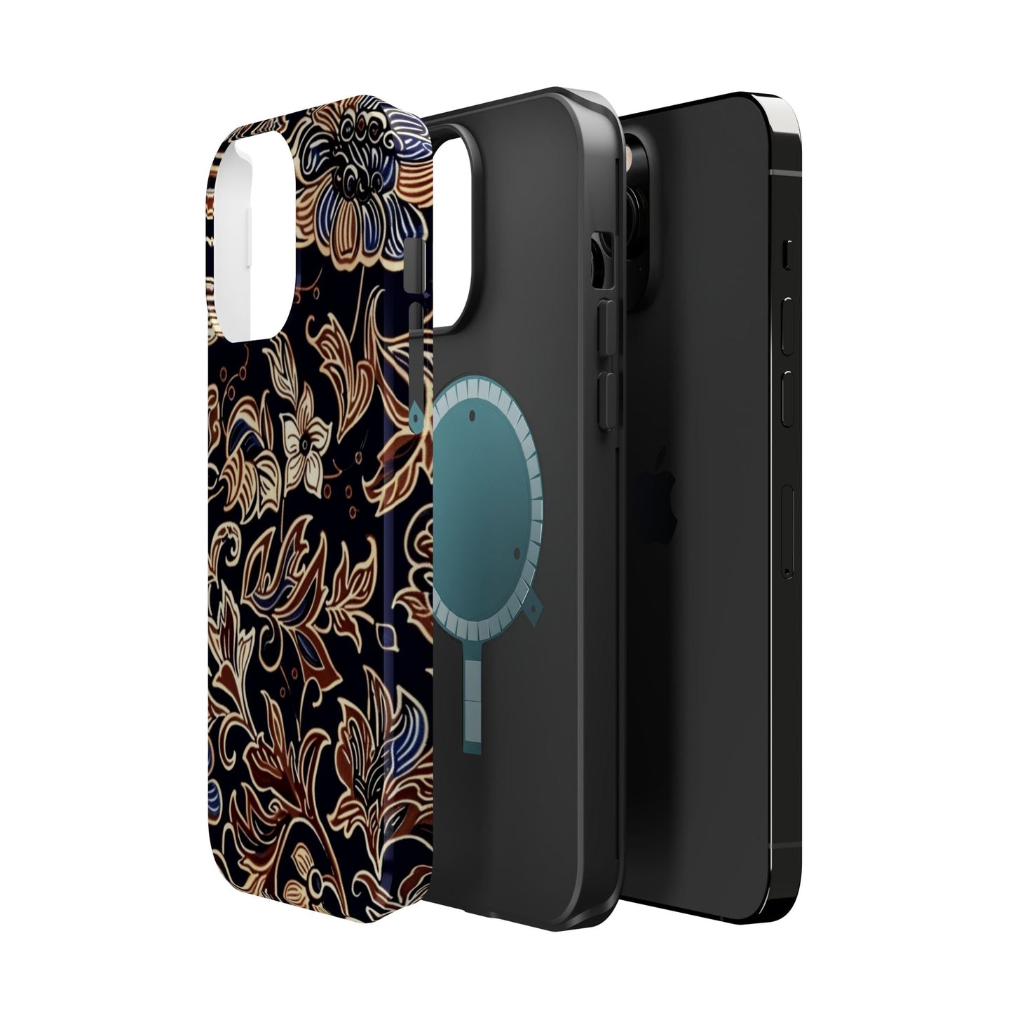Floral Batik Magnetic Impact - Resistant Phone Case - DIGITAL X
