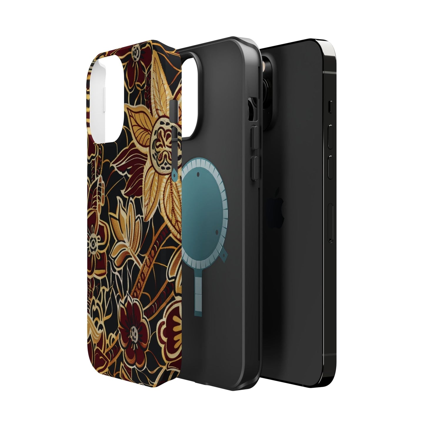 Floral Batik Magnetic Impact - Resistant Phone Case - DIGITAL X