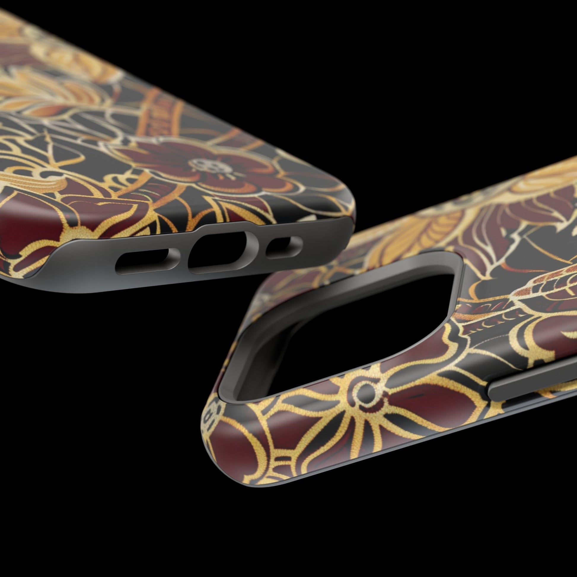 Floral Batik Magnetic Impact - Resistant Phone Case - DIGITAL X