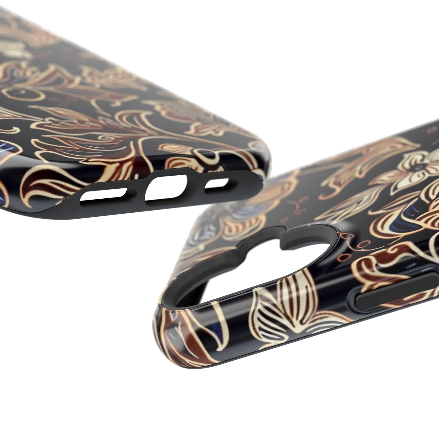 Floral Batik Magnetic Impact - Resistant Phone Case - DIGITAL X