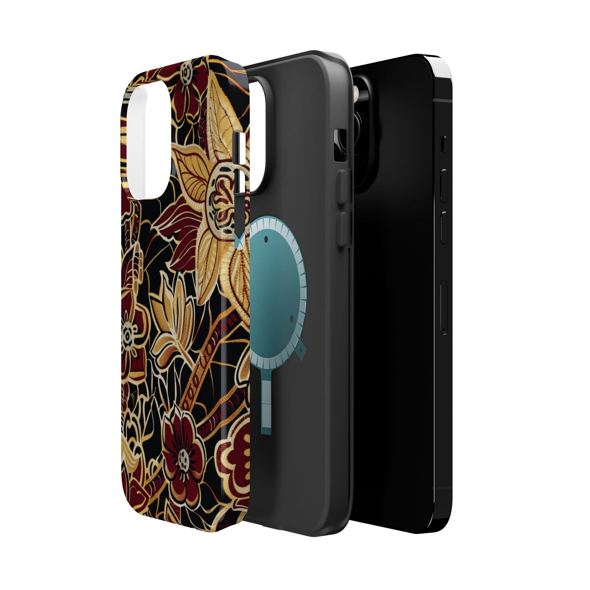 Floral Batik Magnetic Impact - Resistant Phone Case - DIGITAL X