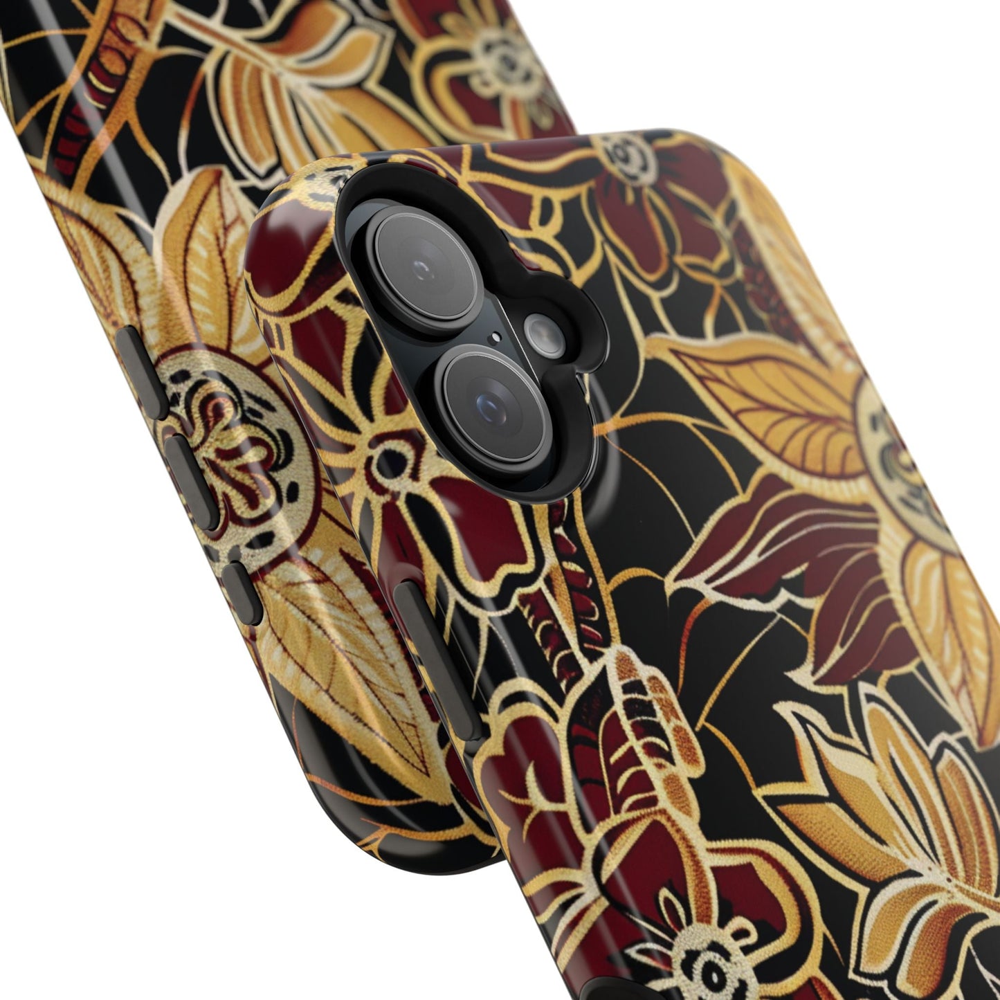 Floral Batik Magnetic Impact - Resistant Phone Case - DIGITAL X