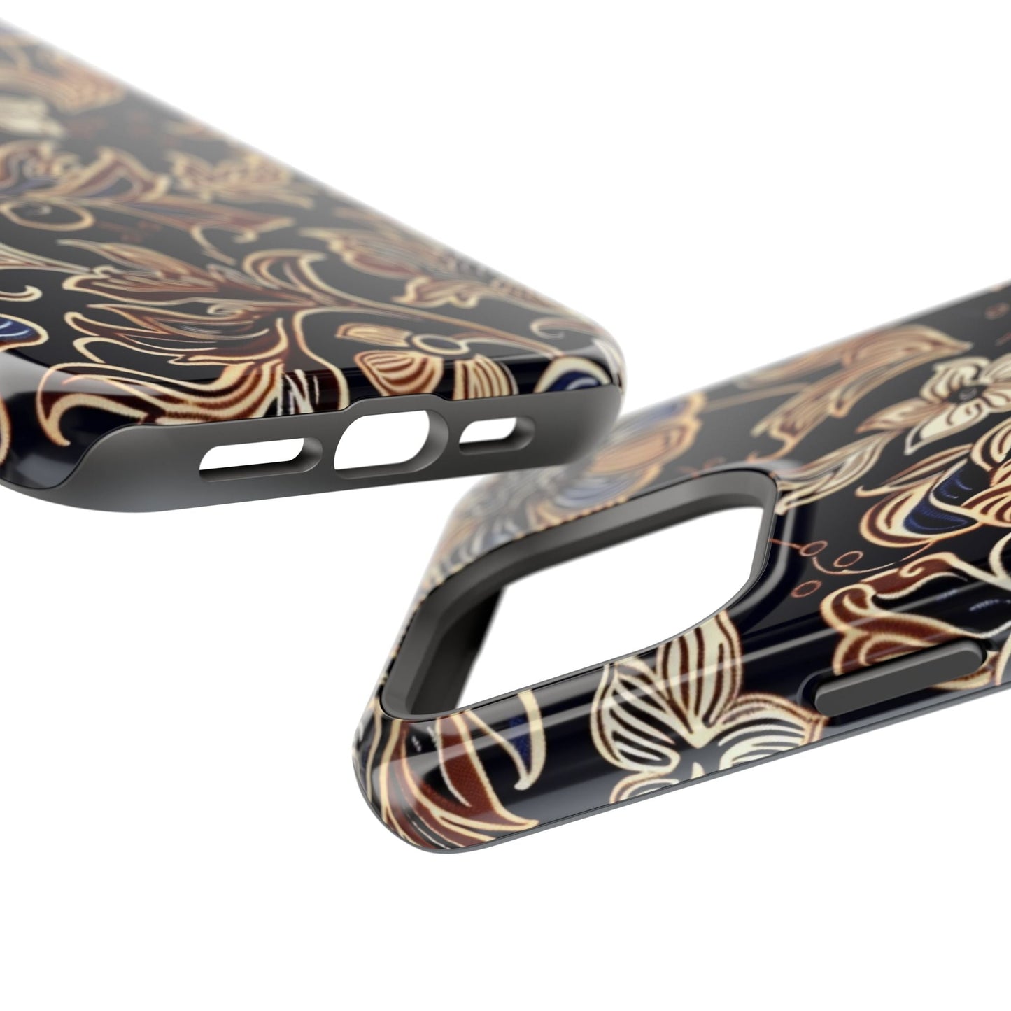 Floral Batik Magnetic Impact - Resistant Phone Case - DIGITAL X