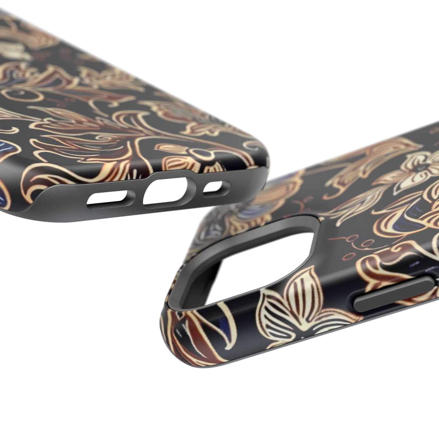 Floral Batik Magnetic Impact - Resistant Phone Case - DIGITAL X