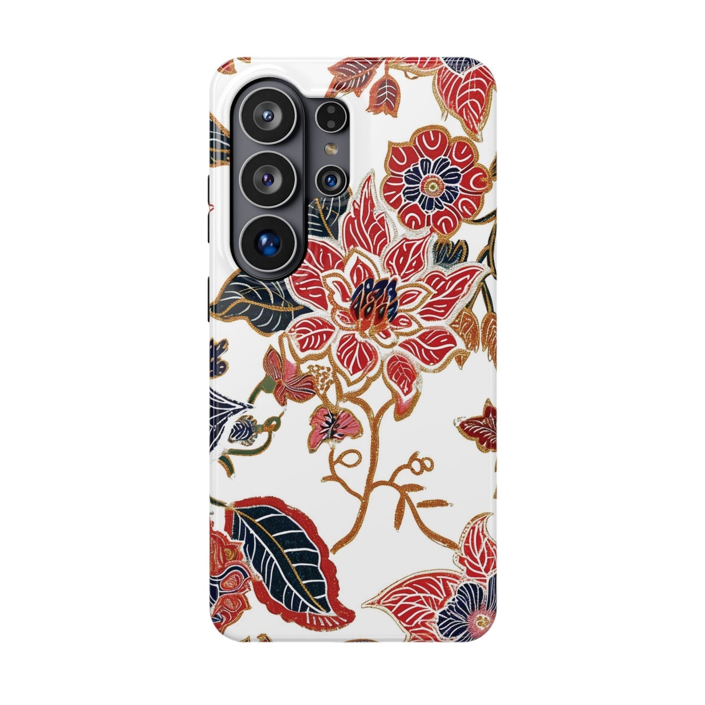 Floral Batik Magnetic Impact - Resistant Phone Case - DIGITAL X