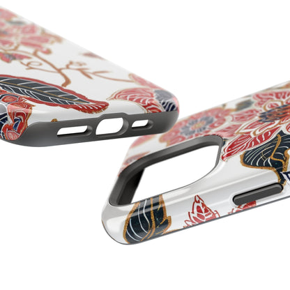 Floral Batik Magnetic Impact - Resistant Phone Case - DIGITAL X