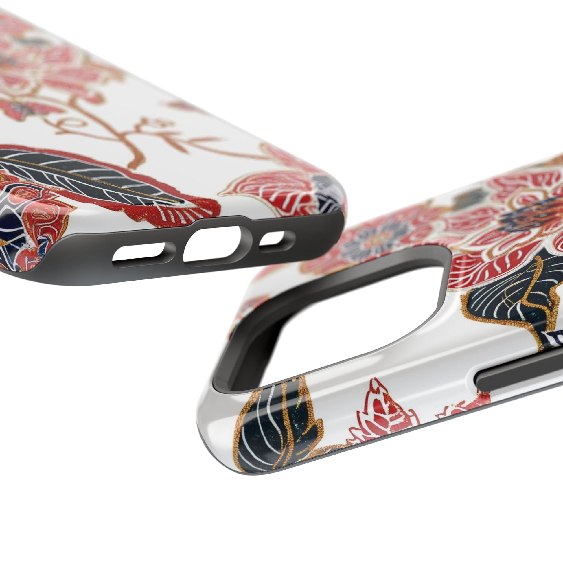 Floral Batik Magnetic Impact - Resistant Phone Case - DIGITAL X
