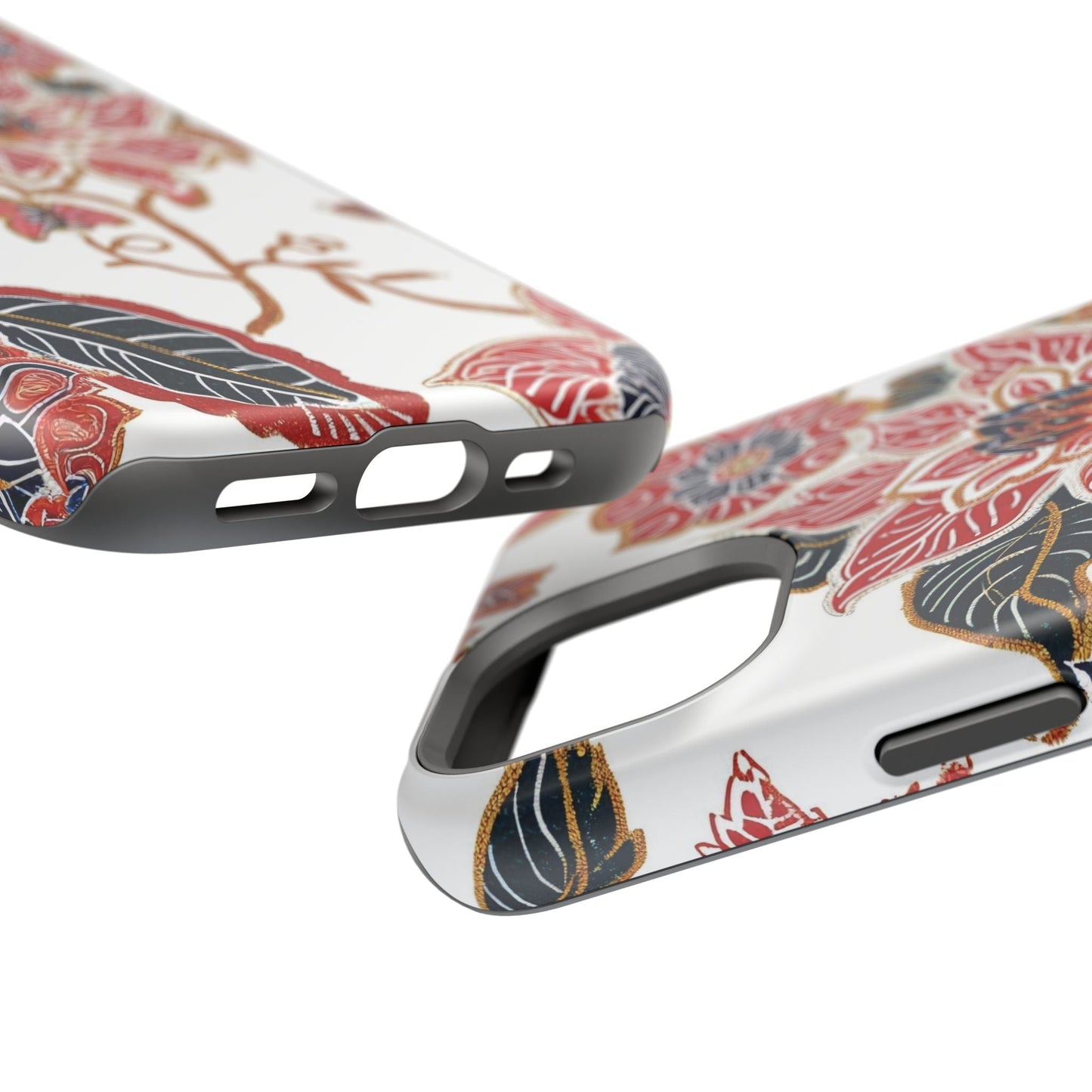 Floral Batik Magnetic Impact - Resistant Phone Case - DIGITAL X