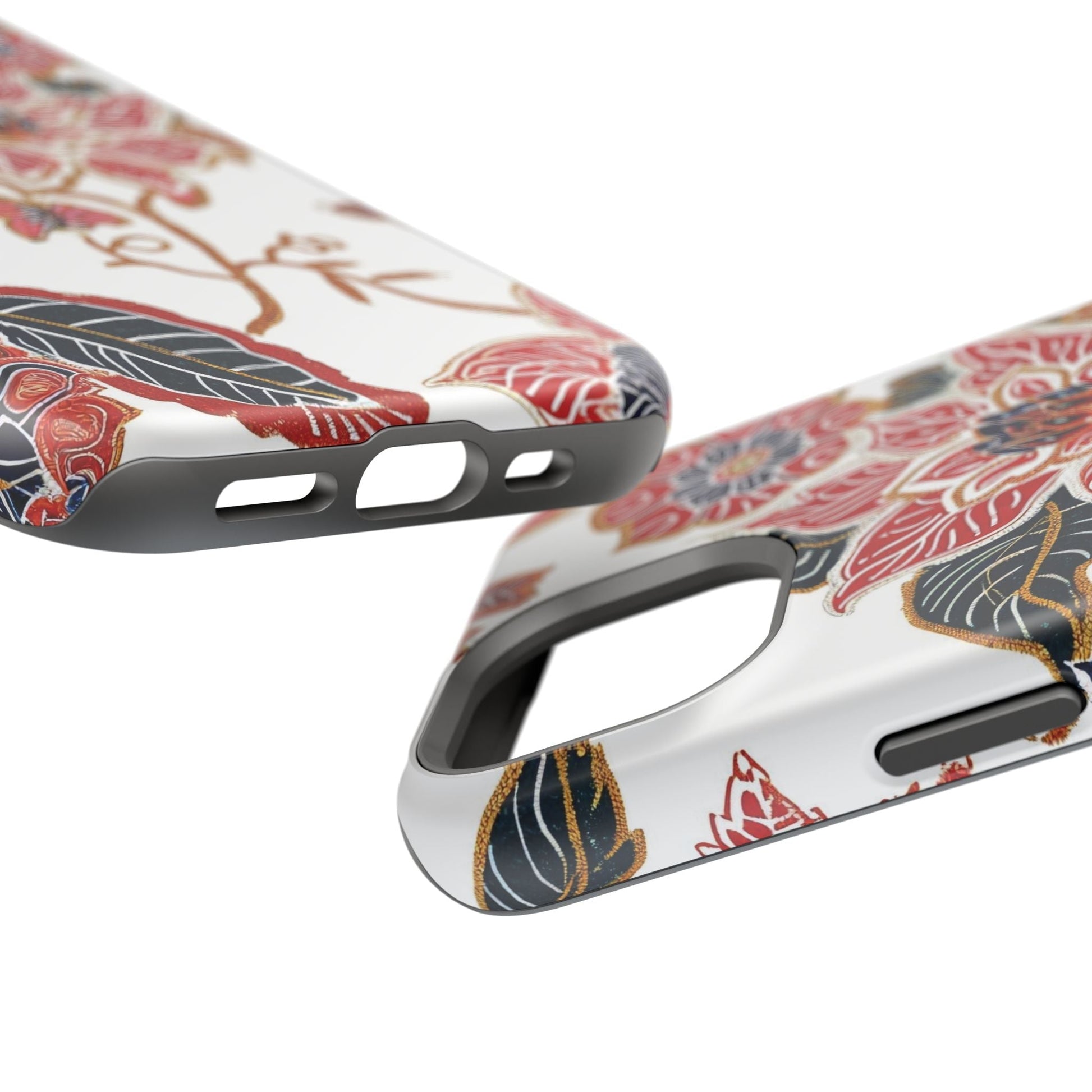 Floral Batik Magnetic Impact - Resistant Phone Case - DIGITAL X