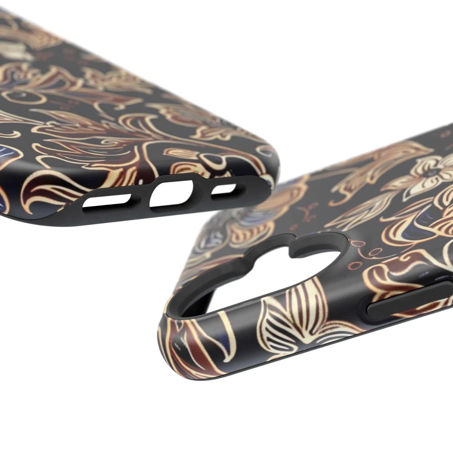 Floral Batik Magnetic Impact - Resistant Phone Case - DIGITAL X