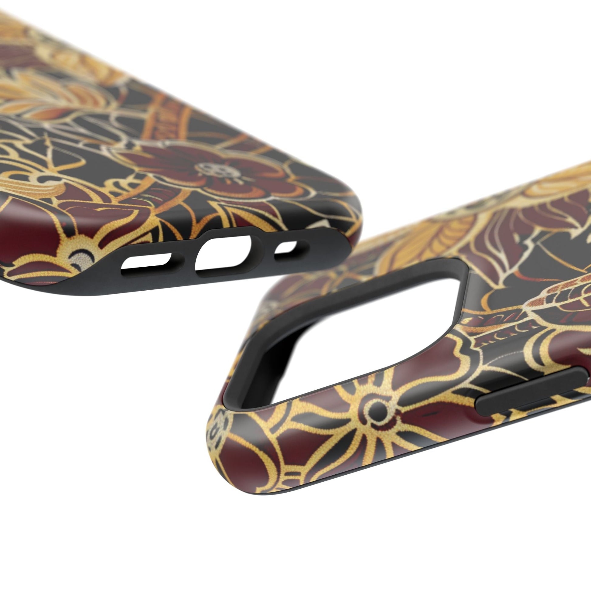 Floral Batik Magnetic Impact - Resistant Phone Case - DIGITAL X