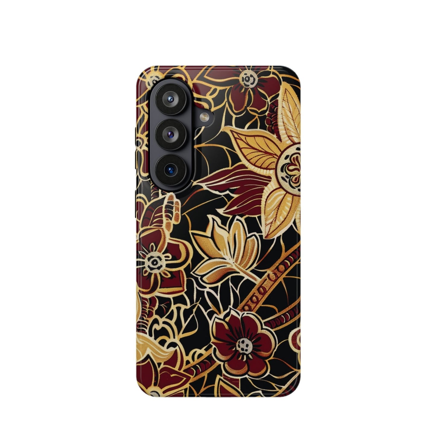 Floral Batik Magnetic Impact - Resistant Phone Case - DIGITAL X